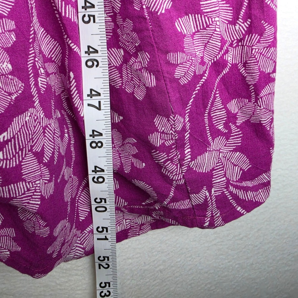 Universal Thread NWT Purple Floral Tiered Midi Dress Ruffle Strap Cotton Small - Picture 9 of 9